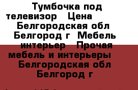 Тумбочка под телевизор › Цена ­ 1 500 - Белгородская обл., Белгород г. Мебель, интерьер » Прочая мебель и интерьеры   . Белгородская обл.,Белгород г.